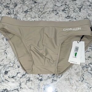 CK Mongram Logo Swim Brief